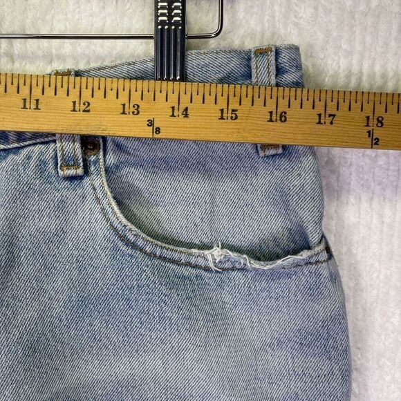 Levi’s Blue Faded Wash Denim Distressed Relaxed Straight Leg Jeans Size 36x30 ma - Picture 4 of 12